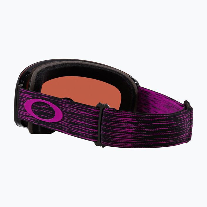 "Oakley Flight Deck" violetinės spalvos haze/prism sapphire iridium slidinėjimo akiniai 8