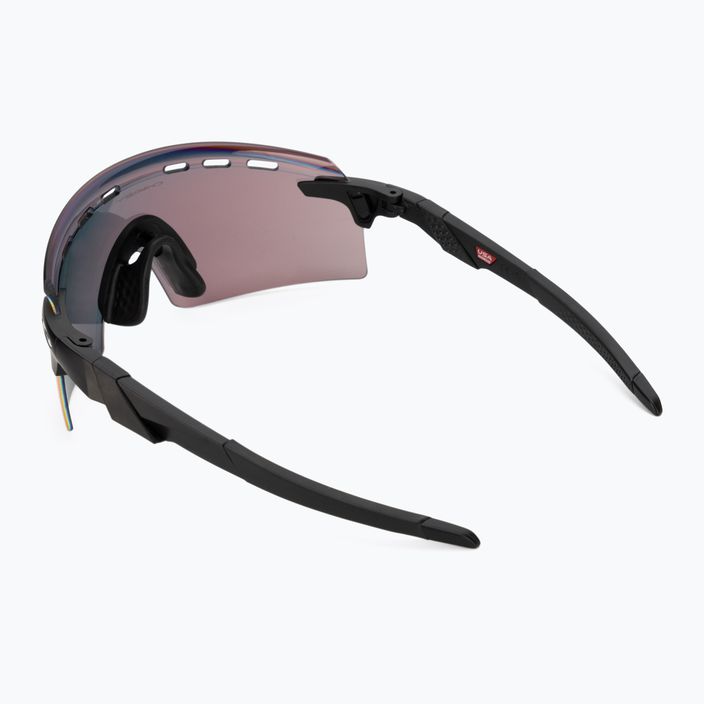 Oakley Encoder Strike Vented matiniai juodi/prizminiai kelių dviračių akiniai 0OO9235 2