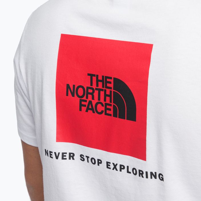 The North Face Redbox vyriški trekingo marškinėliai balta NF0A2TX2FN41 6