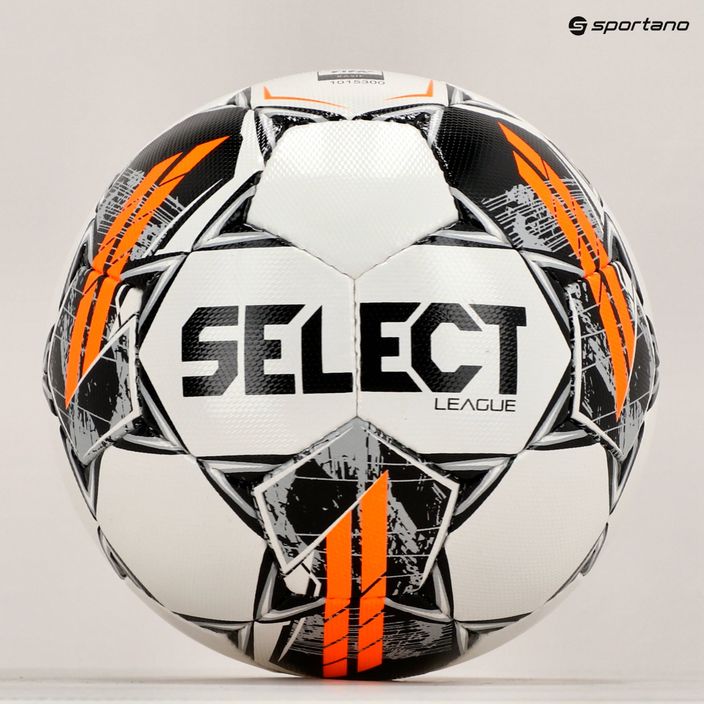 Futbolo kamuolys SELECT League v24 white/black dydis 5 6