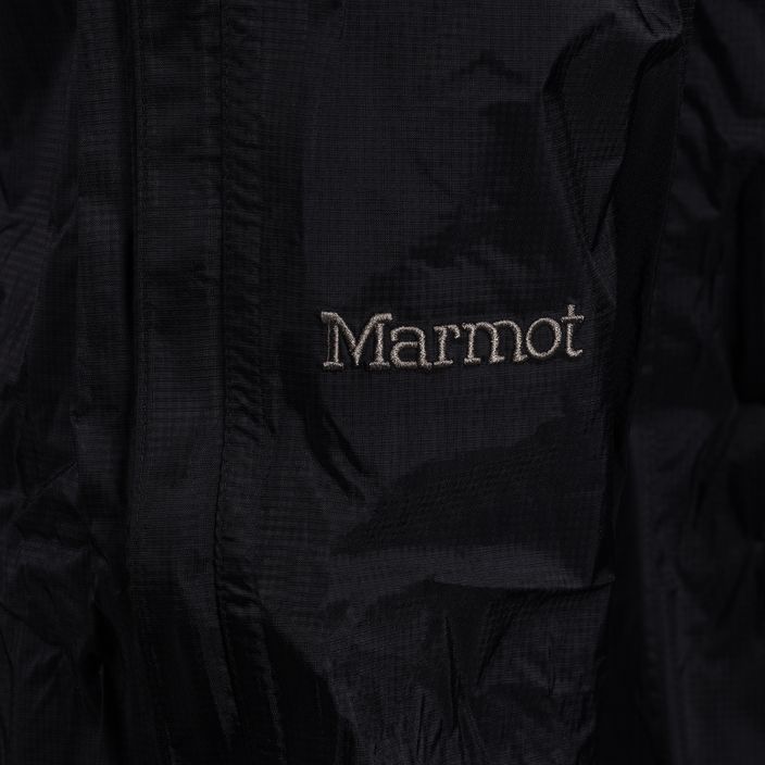 Marmot PreCip Eco Full Zip vyriškos kelnės nuo lietaus juodos spalvos 41530 6