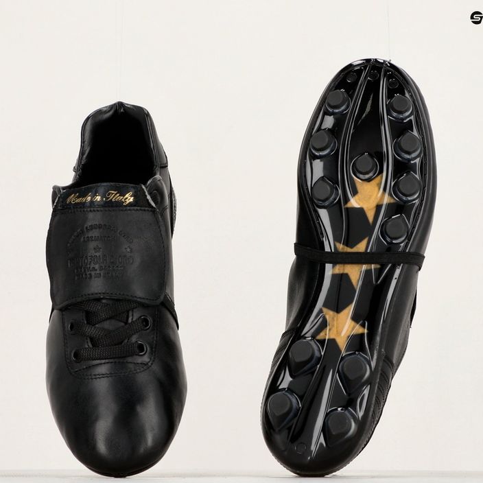 Vyriški futbolo batai Pantofola d'Oro Lazzarini Tongue nero 12
