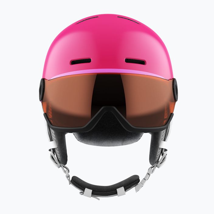 Salomon Grom Visor S2 vaikiškas slidinėjimo šalmas rožinės spalvos L39916200 10