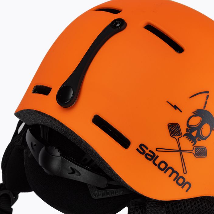 Salomon Grom vaikiškas slidinėjimo šalmas oranžinis L40836500 6