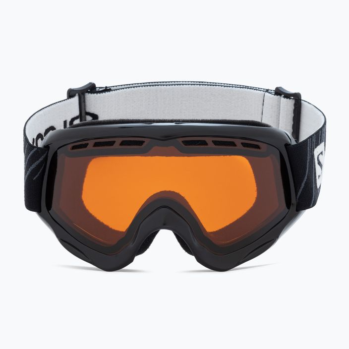 Salomon Juke Access juodi/toniškai oranžiniai vaikiški slidinėjimo akiniai L40848100 2