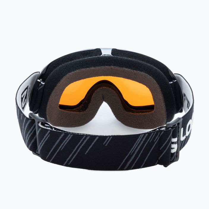 Salomon Juke Access juodi/toniškai oranžiniai vaikiški slidinėjimo akiniai L40848100 3