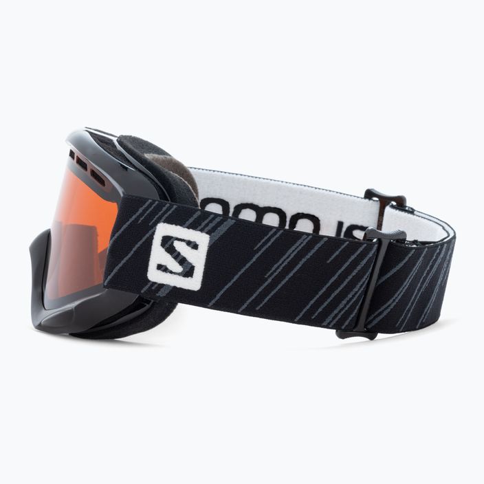 Salomon Juke Access juodi/toniškai oranžiniai vaikiški slidinėjimo akiniai L40848100 4