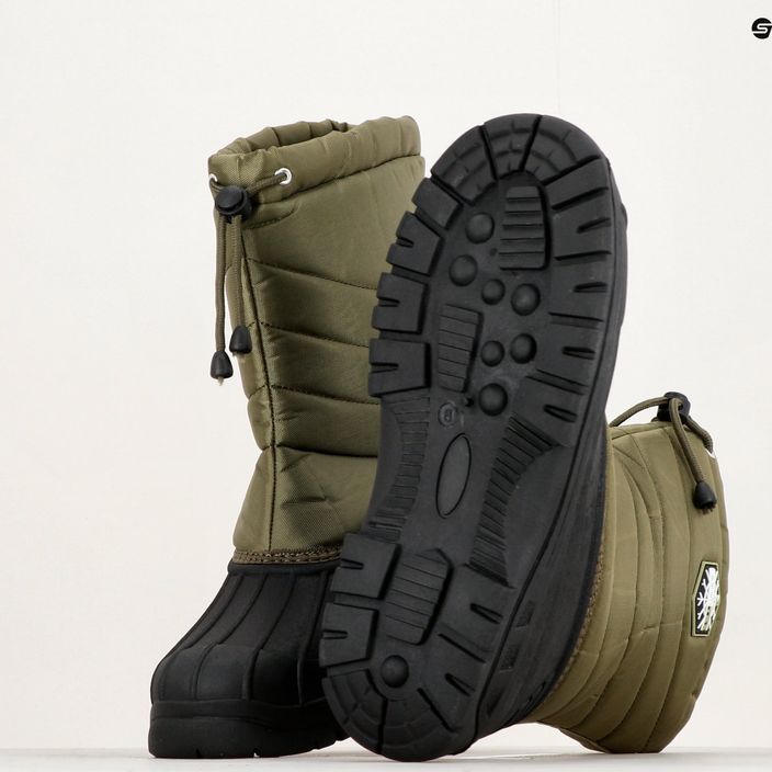 Apšiltinti guminiai batai Delphin SnowTex žali/juodi 14