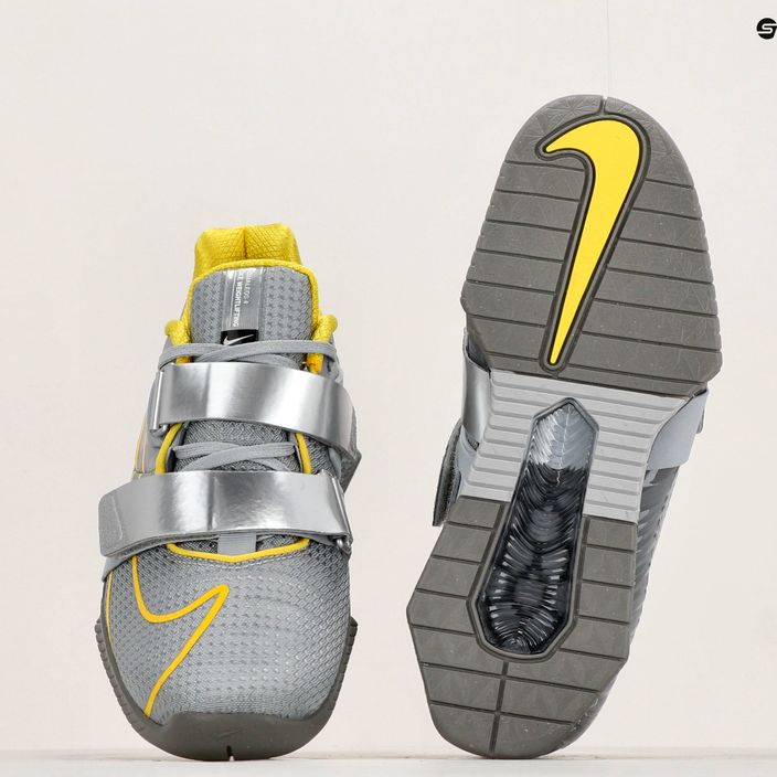 Svorių kilnojimo batai Nike Romaleos 4 wolf grey/lightening/blk met silver 8