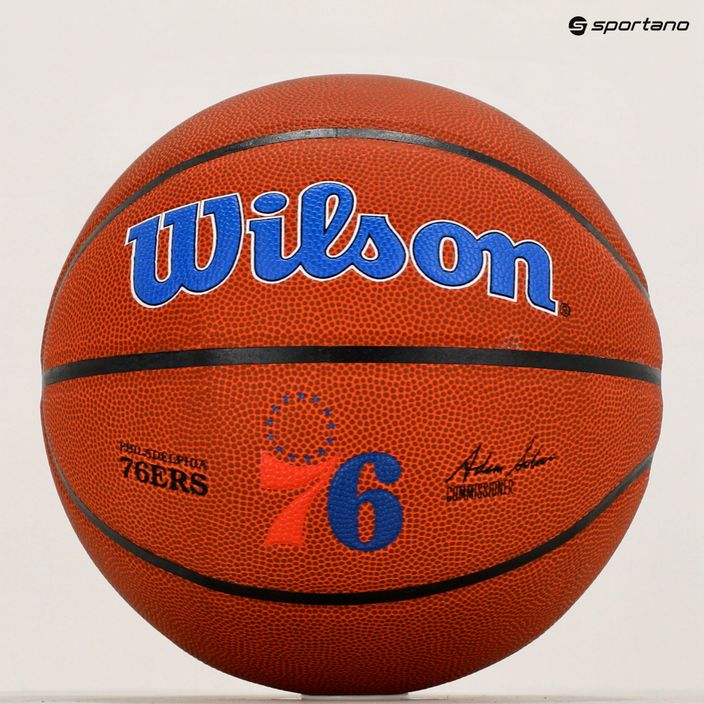 Wilson NBA Team Alliance Philadelphia 76ers krepšinio kamuolys WTB3100XBPHI 7 dydis 6