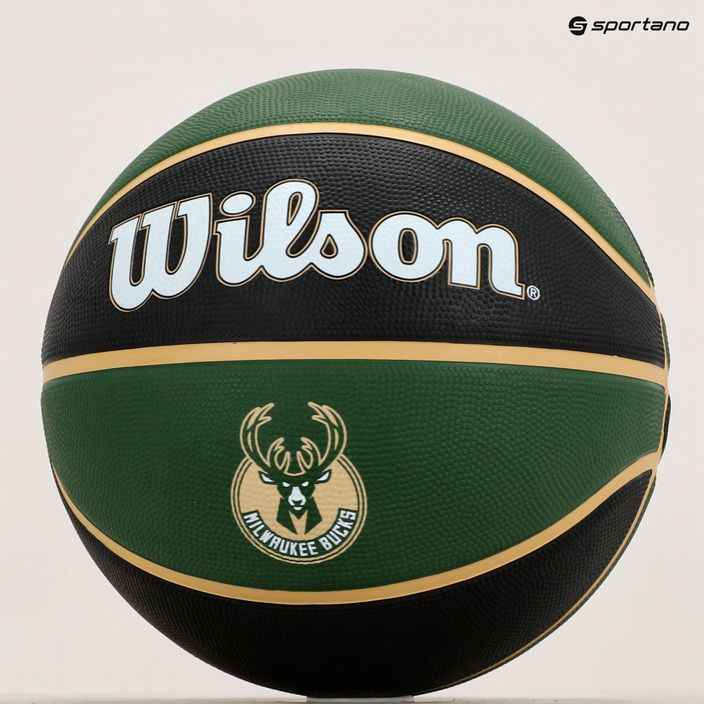 Wilson NBA Team Tribute Milwaukee Bucks krepšinio WTB1300XBMIL dydis 7 7