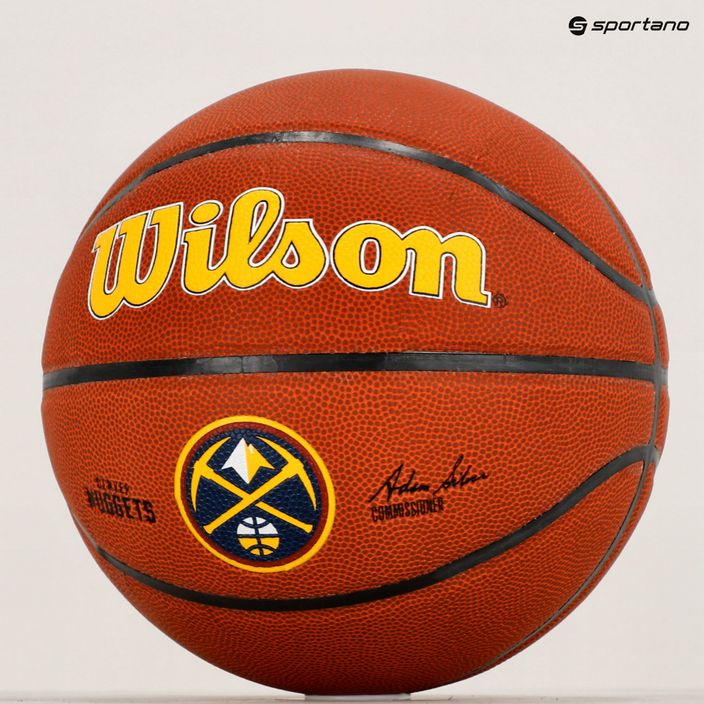 Wilson NBA Team Alliance Denver Nuggets krepšinio WTB3100XBDEN dydis 7 6