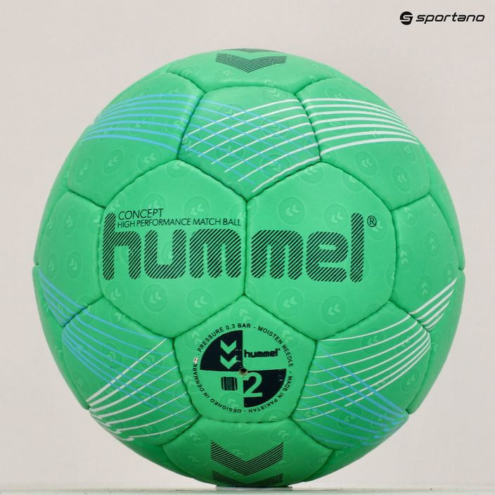 Hummel Concept HB rankinio kamuolys žalias/mėlynas/baltas dydis 2 5