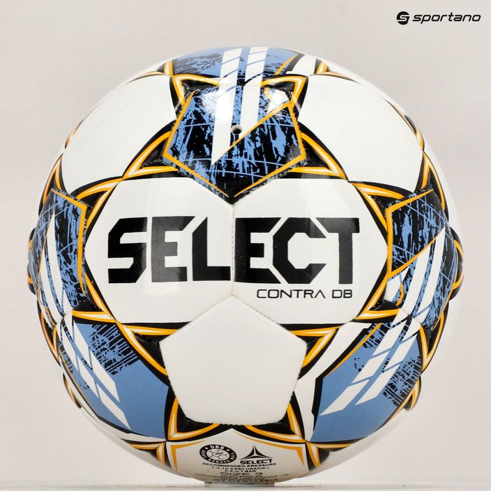 SELECT Contra DB v23 white/blue 3 dydžio futbolo kamuolys 7