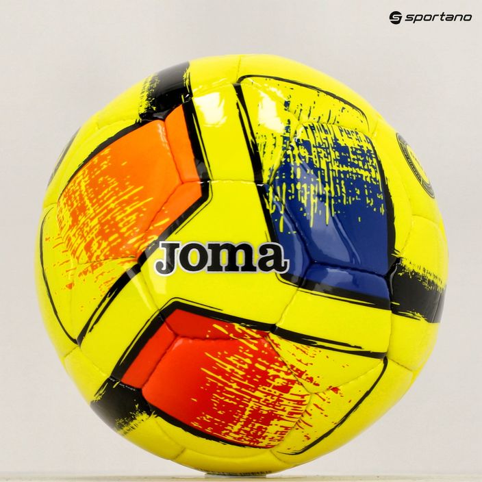 Joma Dali II fluor yellow futbolo kamuolys 4 dydžio 5