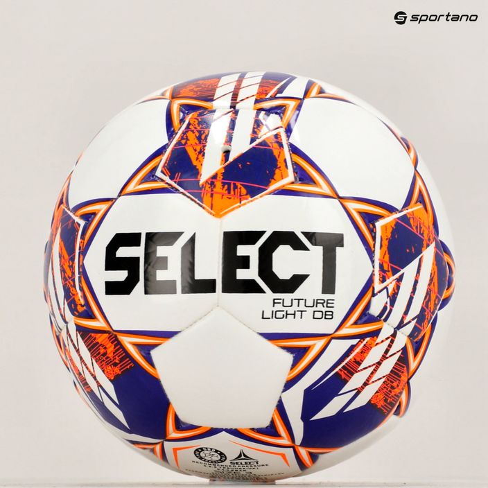 SELECT Future Light DB v23 white/orange 3 dydžio futbolo kamuolys 5