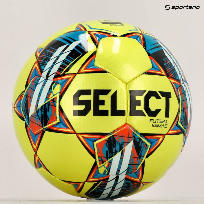 SELECT Futsal futbolo kamuolys Mimas V22 geltonas 310016 dydis 4 5