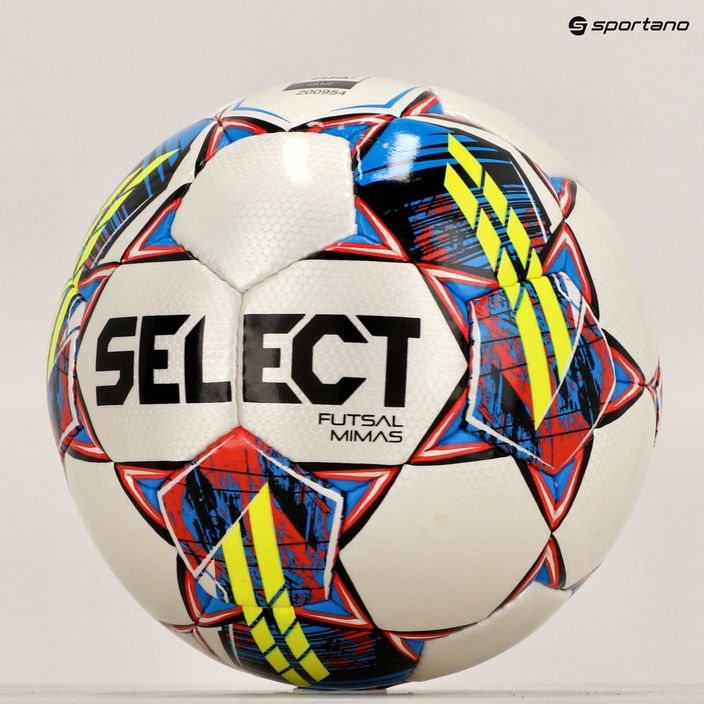 SELECT Futsal futbolo kamuolys Mimas V22 baltas 310016 dydis 4 5
