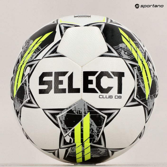 SELECT Club DB v23 white/grey 5 dydžio futbolo kamuolys 6