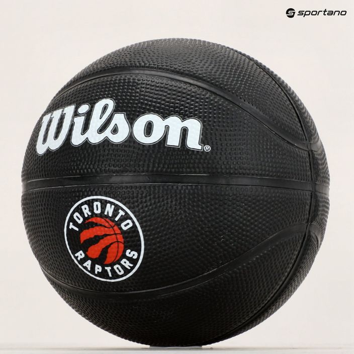 Wilson NBA Tribute Mini Toronto Raptors krepšinio kamuolys WZ4017608XB3 dydis 3 9