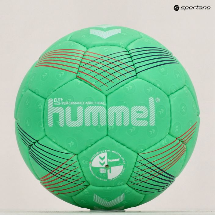 Hummel Elite HB rankinio kamuolys žalias/baltas/raudonas dydis 1 5