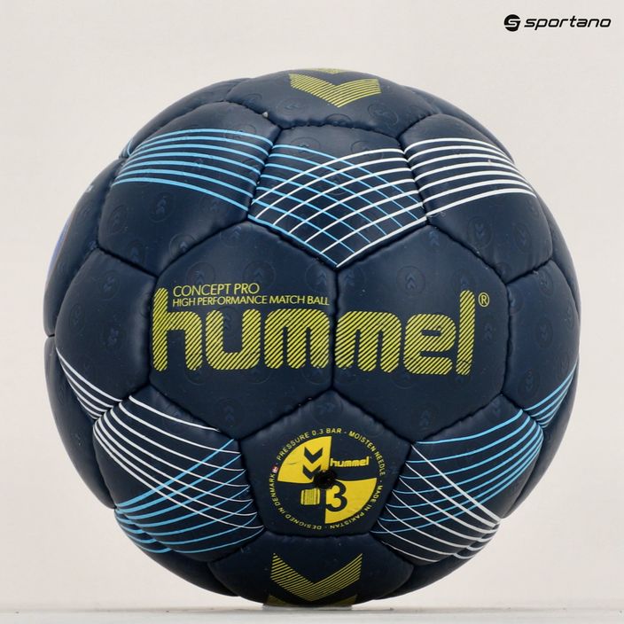 Hummel Concept Pro HB handball marine/yellow dydis 3 5