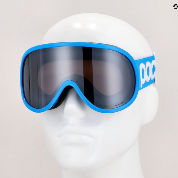 POC POCito Retina fluorescenciniai mėlyni/skaidrumo pocito vaikiški slidinėjimo akiniai 10