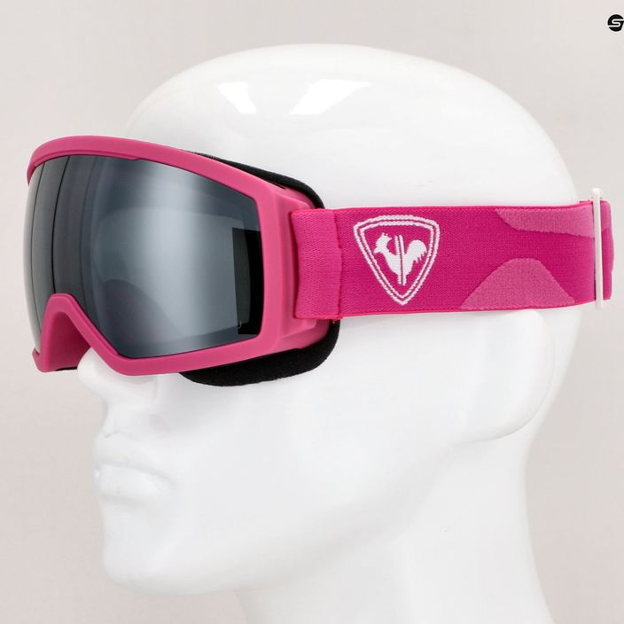 Vaikiški slidinėjimo akiniai Rossignol Toric pink/smoke silver 6