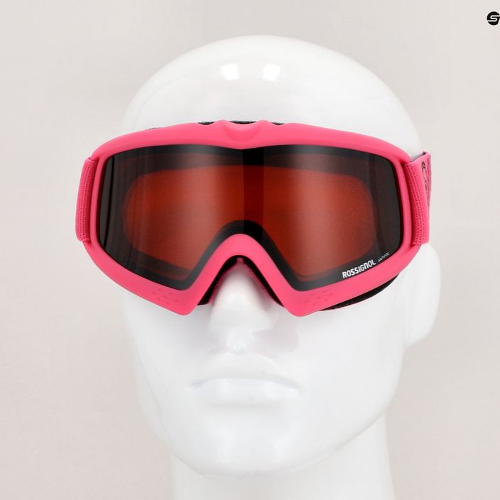 "Rossignol Raffish" rožiniai/oranžiniai vaikiški slidinėjimo akiniai 6