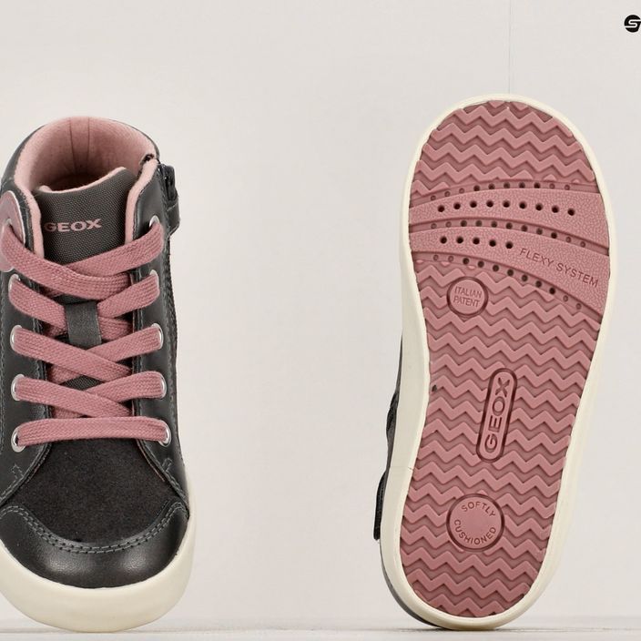 Vaikiški batai Geox Kilwi dark grey/dark pink 16