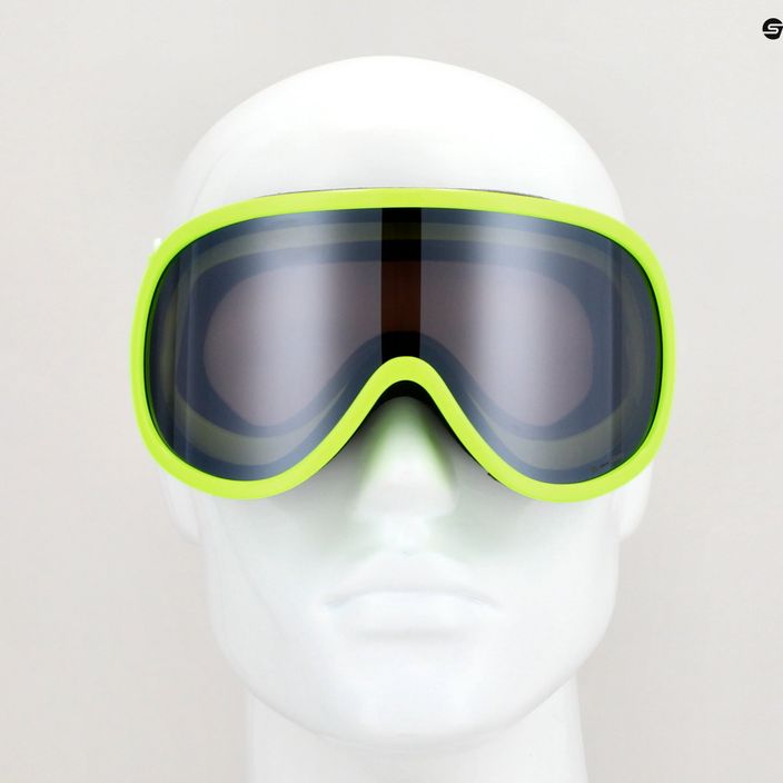 POC POCito Retina vaikiški slidinėjimo akiniai fluorescencinė geltona/žalia/žalsva pocito 10