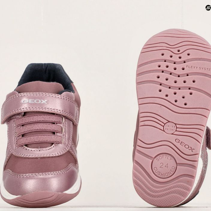 Vaikiški batai Geox Rishon dark pink/navy 15