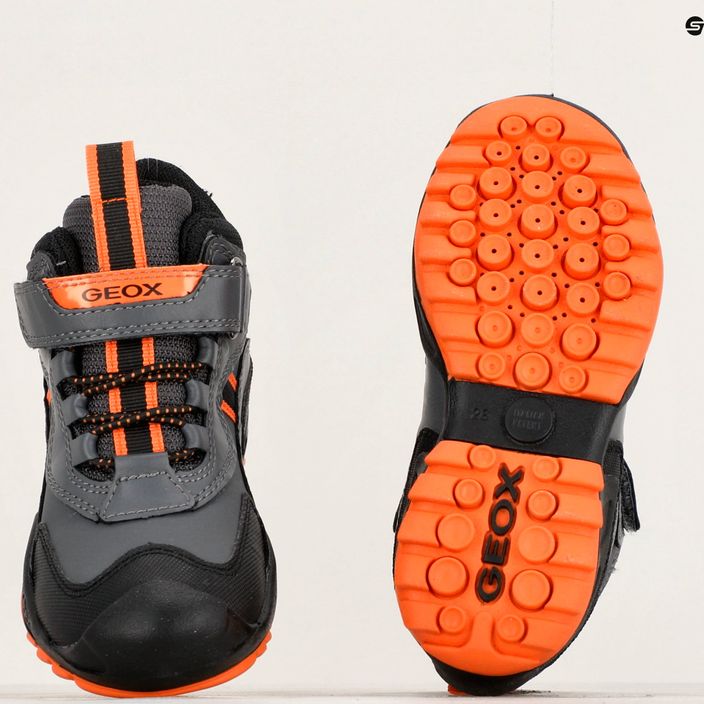 Paauglių batai Geox New Savage Abx dark grey/orange 15