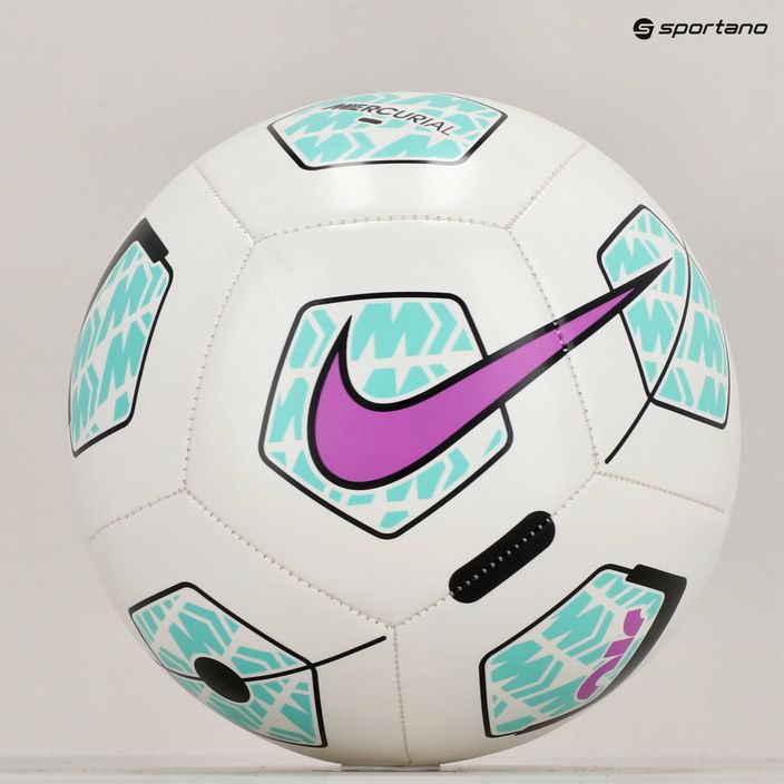 Futbolo kamuolys Nike Mercurial Fade white/hyper turquoise/fuchsia dream dydis 4 5