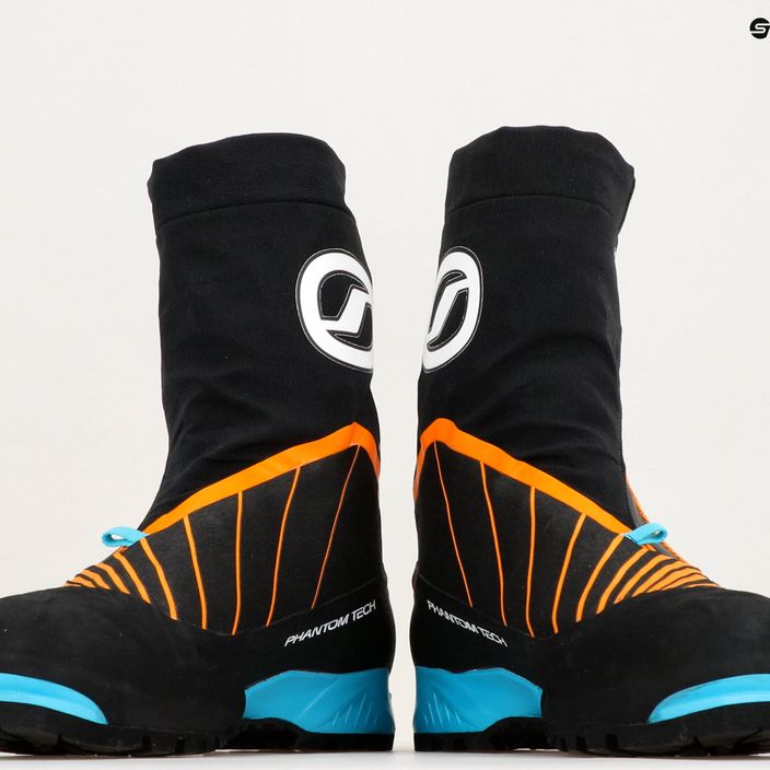 "Scarpa Phantom Tech HD" juodi/juodai oranžiniai vyriški aukštakulniai batai 22
