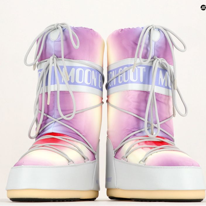 Moteriški sniego batai Moon Boot Icon Tie Dye glacier grey 13