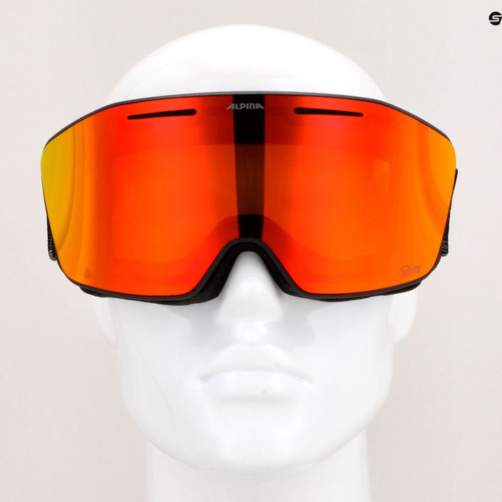 Slidinėjimo akiniai Alpina Nendaz Q-Lite S2 black/yellow matt/red 5