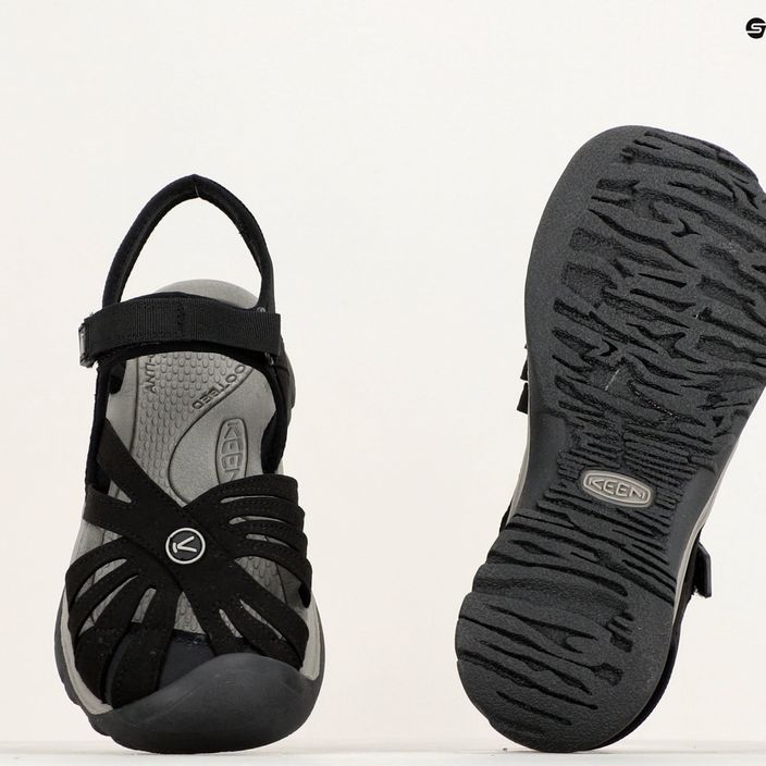 Moteriški žygio sandalai KEEN Rose black/neutral gray 15