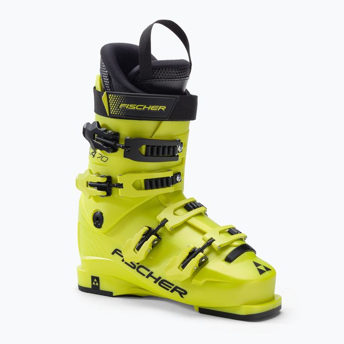 Vaikiški slidinėjimo batai Fischer RC4 70 JR geltoni/gelsvi