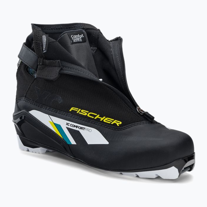 Fischer XC Comfort Pro juodi/gelsvi bėgimo slidėmis batai 6