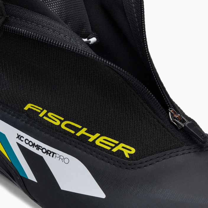 Fischer XC Comfort Pro juodi/gelsvi bėgimo slidėmis batai 10