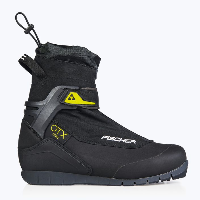 Fischer OTX Trail bėgimo slidėmis batai juodi/gelsvi 13