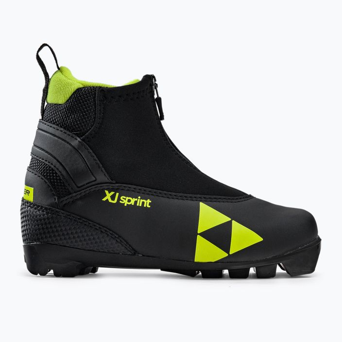 Vaikų bėgimo slidėmis batai Fischer XJ Sprint juoda/geltona 2