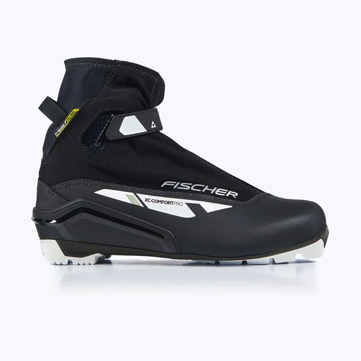"Fischer XC Comfort Pro" juodi/balti/gelsvi bėgimo slidėmis batai 8