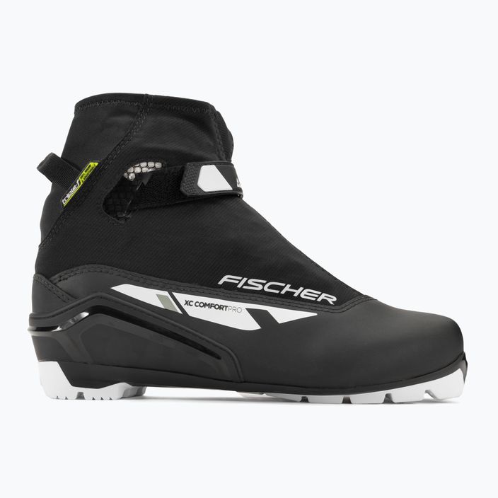 "Fischer XC Comfort Pro" juodi/balti/gelsvi bėgimo slidėmis batai 2