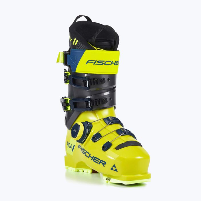 Vyriški slidinėjimo batai Fischer RC4 PRO MV GW BOA ZF CFC yellow/carbon 8