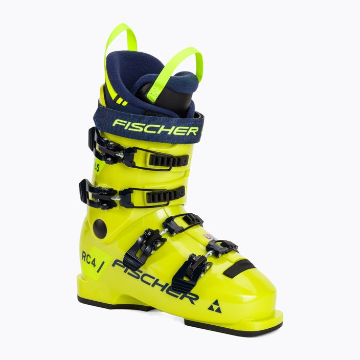 Vaikiški slidinėjimo batai Fischer RC4 65 JR geltoni/gelsvi