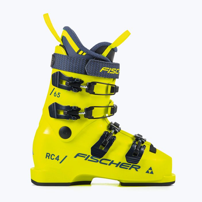 Vaikiški slidinėjimo batai Fischer RC4 65 JR geltoni/gelsvi 6