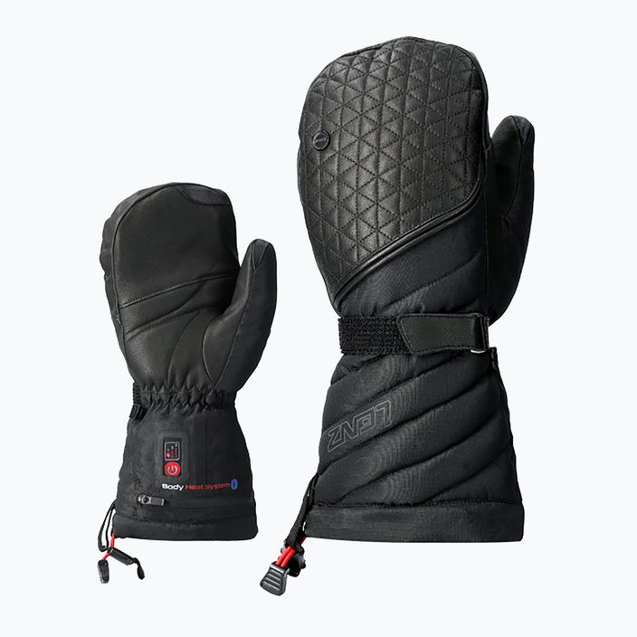 Moteriškos šildomos slidinėjimo pirštinės Lenz Heat Glove 6.0 Finger Cap Mittens black 1206 7