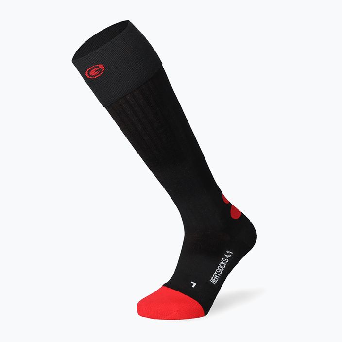 Lenz Heat Sock 4.1 Toe Cap slidinėjimo kojinės juodos 1065 5